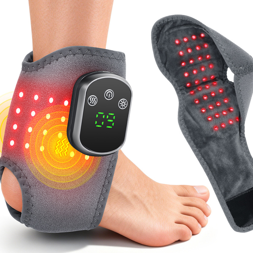 Red Light Therapy Foot Massager with Heat and Vibration